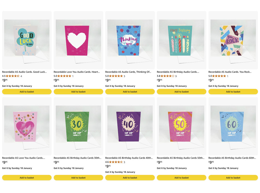 Amazon Store for Talking Print